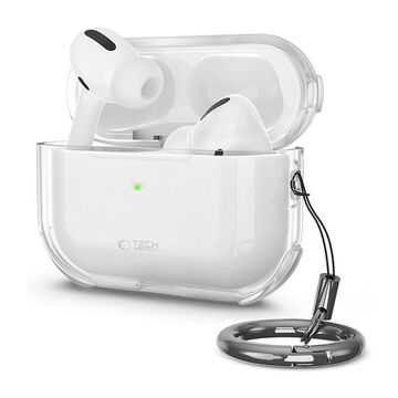Tech-Protect Bounce AirPods Pro 3 -suojakotelo, Läpinäkyvä