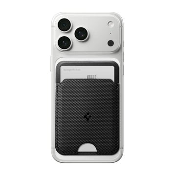Spigen S314-1 Slim Fold MagSafe korttikotelo, Musta