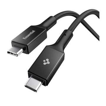 Spigen EB10010CC Essential 100W USB-C -kaapeli, Musta 100 cm
