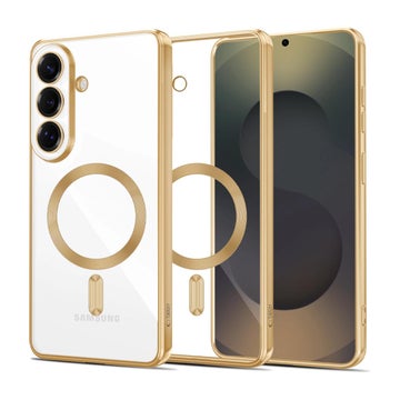 Tech-Protect MagSafe MagFlex Galaxy S26 Plus 5G -suojakuori, Shiny Gold