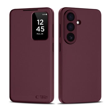 Tech-Protect Smart Wallet Galaxy S26 5G -suojakotelo, Viininpunainen