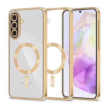 Tech-Protect MagSafe MagFlex Galaxy A37 5G -suojakuori, Shiny Gold