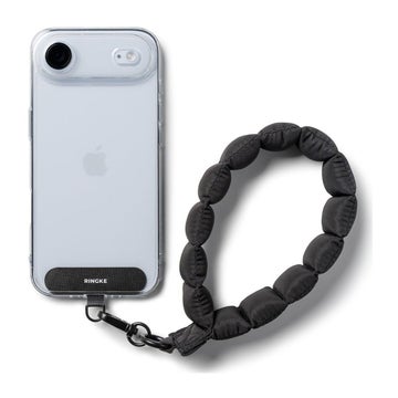 Ringke Puffer Strap -rannehihna puhelimelle, Musta