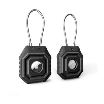 Tech-Protect Kevlar Seal AirTag -suojakotelo, Musta
