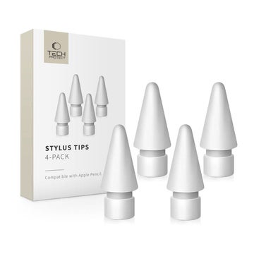 Tech-Protect Apple Pencil -vaihtop&auml;&auml;, (4-pack)