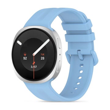 Tech-Protect Silicone Evo Galaxy Watch 8 / 9 / Classic -ranneke, Vaaleansininen