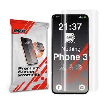 Grizz Hydrogel Nothing Phone (3) 5G -suojakalvo, Kirkas