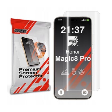 Grizz Hydrogel Honor Magic8 Pro 5G -suojakalvo, Kirkas
