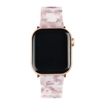 iDeal of Sweden Apple Watch 38 / 40 / 41 / 42 mm Resin Band -ranneke, Pink Pearl