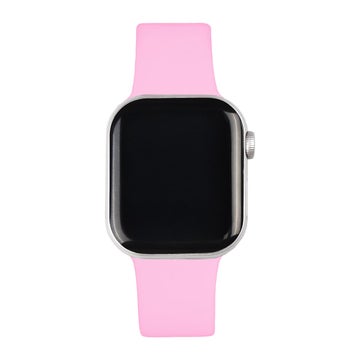 iDeal of Sweden Apple Watch 38 / 40 / 41 / 42 mm Silicone Band -ranneke, Koko M-L, bubblegum pink