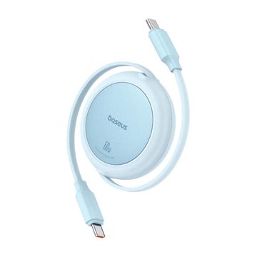 Baseus Free2Pull Mini 60W USB-C / USB-C -kaapeli, Sininen 100 cm