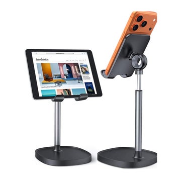 Lisen Mechanical 4-10" Puhelin- ja tablettiteline, Musta