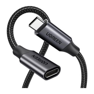 Ugreen US372 USB-C -jatkokaapeli, Musta 1m