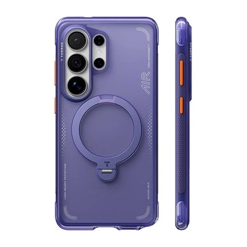 Torras Galaxy S26 Ultra 5G Ostand Spin Air MagSafe -suojakuori, Violetti