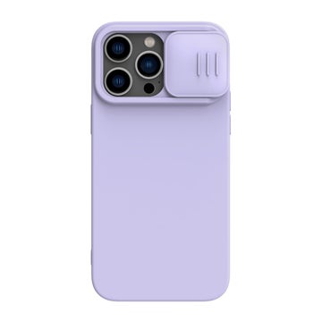 Nillkin iPhone 14 Pro Max CamShield Silky Silicone -suojakuori, Violetti