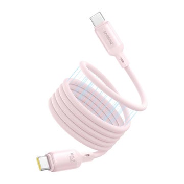 Baseus PicoGo 240W USB-C / USB-C -kaapeli, Pinkki 1m