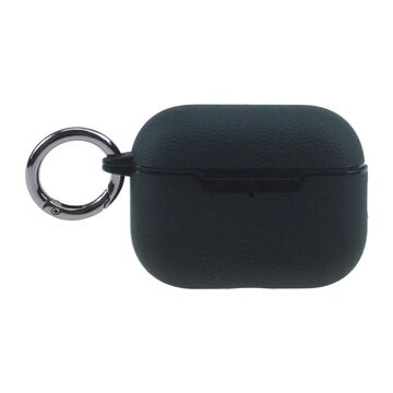 AirPods Pro 3 ekonahkainen suojakuori kotelolle, Tummanvihreä