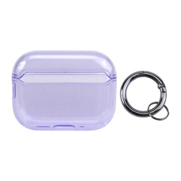 AirPods Pro 3 TPU-suojakuori kotelolle, Läpikuultava violetti