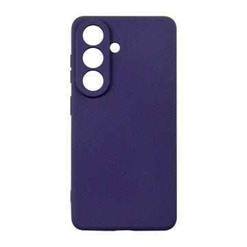 Galaxy S26 5G silikonimainen TPU-kuori, Tummanvioletti