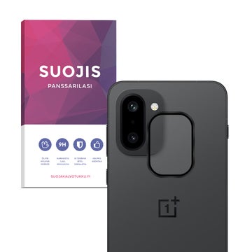 OnePlus 15R 5G Suojis-panssarilasi, takakameroille mustilla kehyksill&auml;