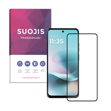 Motorola G67 5G Suojis-panssarilasi, koko n&auml;yt&ouml;lle