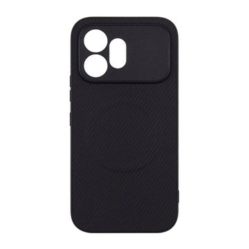 Honor 600 5G kuvioitu MagSafe-suojakuori, Hiilikuitukuvio, musta