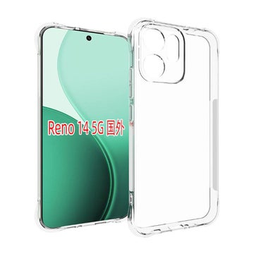 Oppo Reno14 5G Bumper-suojakuori, TPU-muovi, l&auml;pin&auml;kyv&auml;