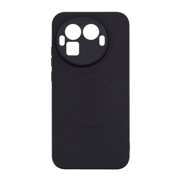 Realme GT 8 Pro 5G kuvioitu MagSafe-suojakuori, Hiilikuitukuvio, musta