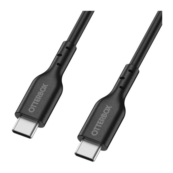 Otterbox USB-C / USB-C PD Fast Charge -kaapeli, 1m Musta
