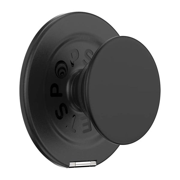 PopSockets Kick-Out Grip & Stand MagSafe -pidike, magneettikiinnitys, musta