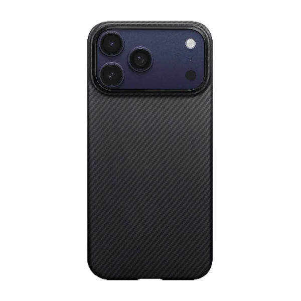 Pitaka Edge iPhone 17 Pro MagSafe -suojakuori, Musta/harmaa