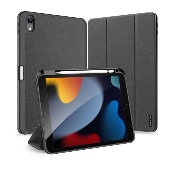 iPad 11" (2022 / 2025) Dux Ducis Domo -suojakotelo, Musta