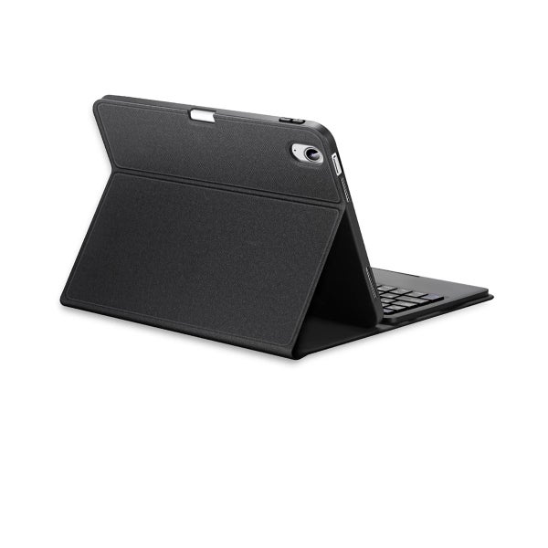 iPad 11" (2022 / 2025) DUX Ducis suojakotelo n&auml;pp&auml;imist&ouml;ll&auml;, Musta