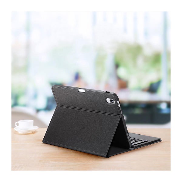 iPad 11" (2022 / 2025) DUX Ducis suojakotelo n&auml;pp&auml;imist&ouml;ll&auml;, Musta