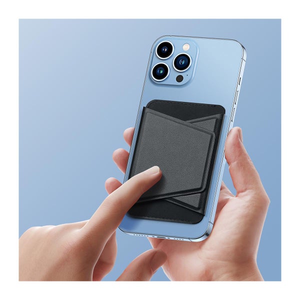 Dux Ducis MagSafe Wallet Stand -korttikotelo, Musta