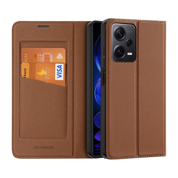 Xiaomi Redmi Note 12 Pro Plus 5G Dux Ducis Skin X2 -suojakuoret, Ruskea