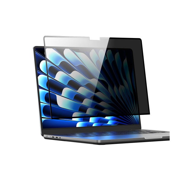 Dux Ducis MacBook Air 13" (M2 / M3 / M4 / M5) Leno -n&auml;yt&ouml;nsuoja kannettavalle, Yksityissuoja