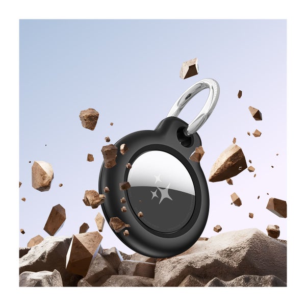 Dux Ducis PC Secure AirTag suojakotelo avaimenper&auml;ll&auml;, 4 kappaleen paketti