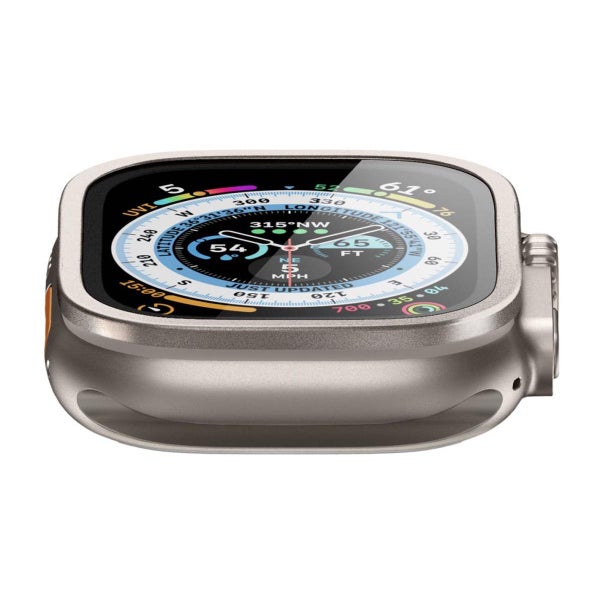 Spigen GLAS.tR Slim Pro Apple Watch Ultra (49 mm) -panssarilasi, Harmaa