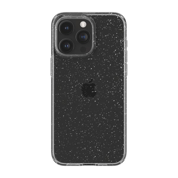 Spigen Liquid Crystal iPhone 15 Pro pehme&auml; suojakuori, Glitter Crystal