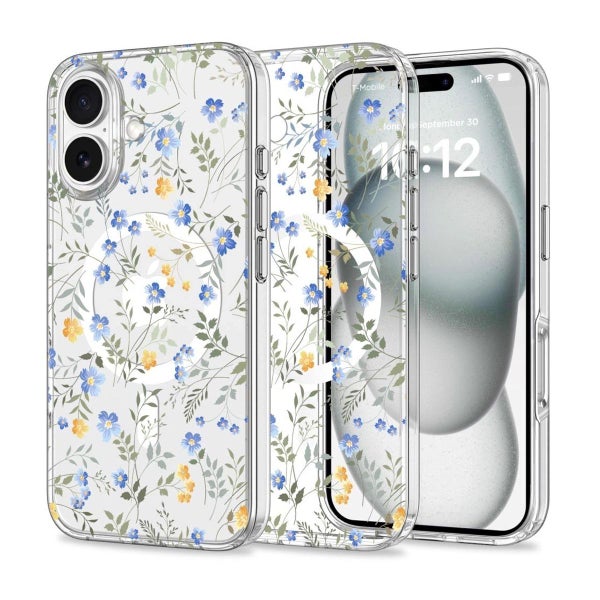 Tech-Protect Magmood iPhone 16 MagSafe-suojakuori, Spring Flowers