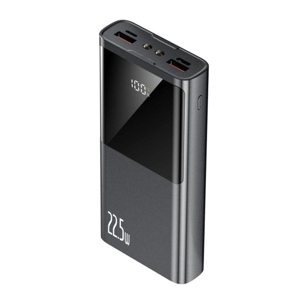 Tech-Protect PB13 20000mAh 22.5W -varavirtal&auml;hde, Harmaa