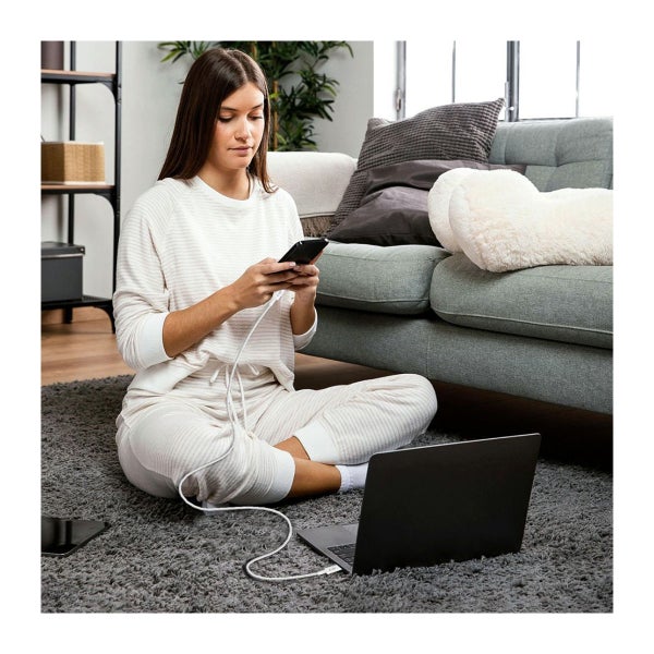 Tech-Protect Ultraboost Lite PD60W/3A USB-C -kaapeli, 200cm harmaa