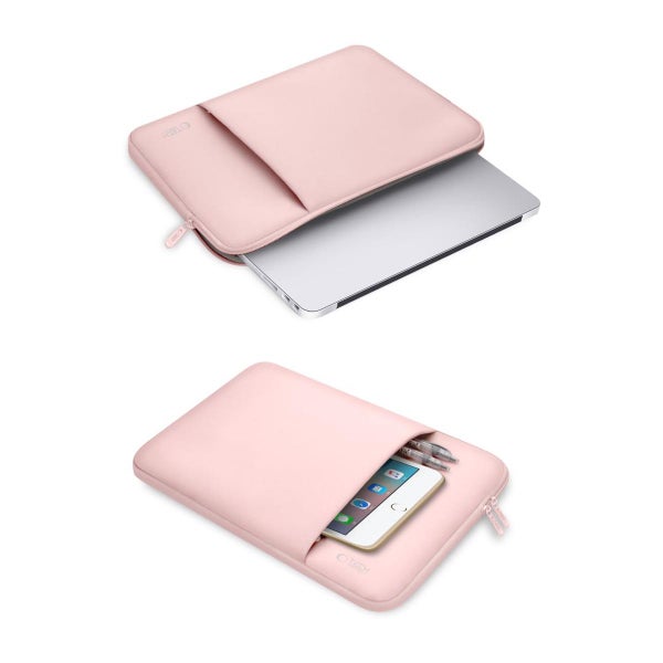 Tech-Protect 15-16" -kannettavan neopreenitasku, Dusty Rose