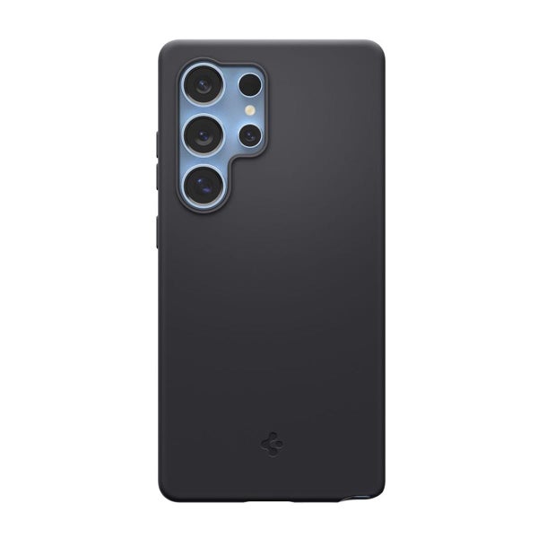 Spigen Silicone Fit MagSafe Galaxy S25 Ultra 5G suojakuori, Musta