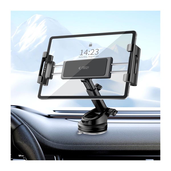 Tech-Protect V4 -tablettiteline auton kojelautaan, Musta