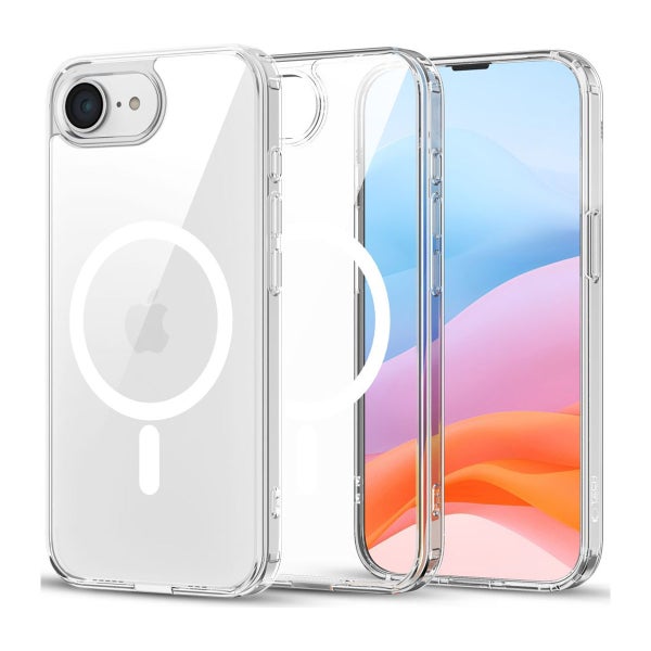 Tech-Protect Flexair Hybrid Magsafe iPhone 17e / 16e -suojakuori, L&auml;pin&auml;kyv&auml;