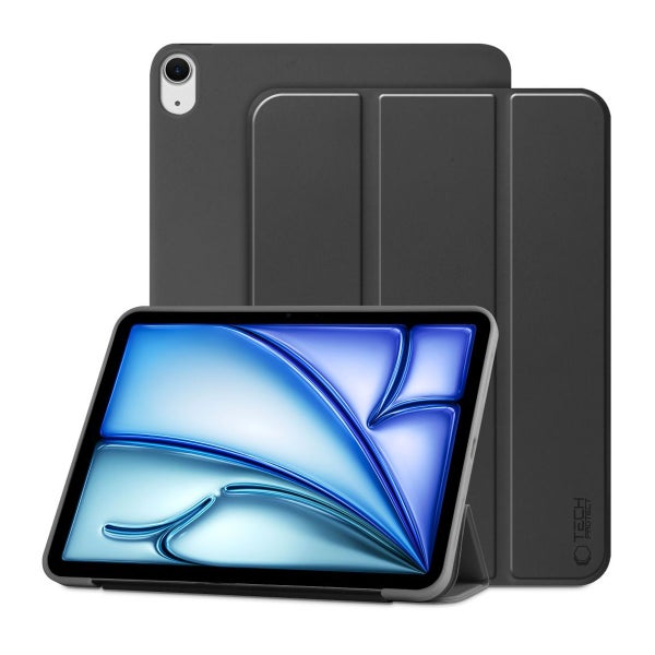 Tech-Protect SmartCase iPad Air 10,9" (2020/2022) / iPad Air 11" -suojakotelo, Musta