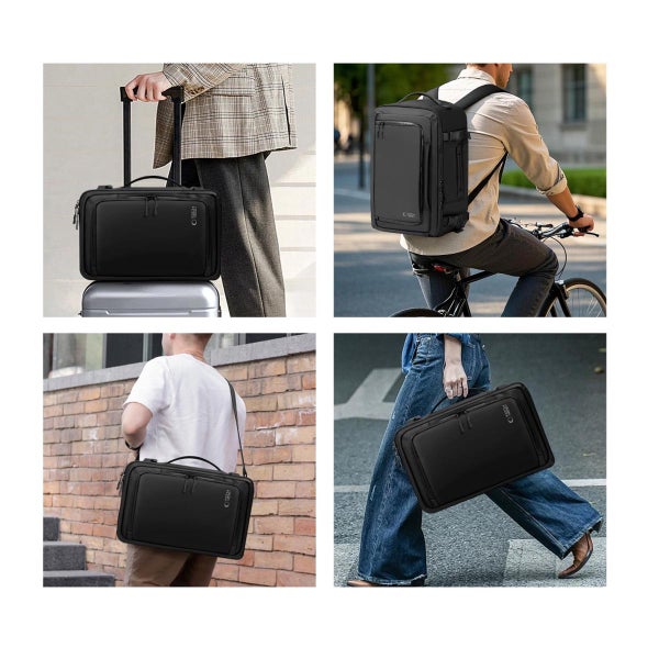 Tech-Protect Defender S50 -lentoreppu, 20L, musta