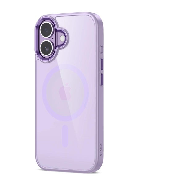 Tech-Protect Magmat iPhone 17 MagSafe-suojakuori, Violetti/l&auml;pin&auml;kyv&auml;